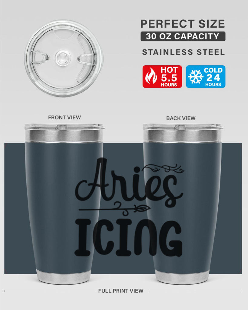 Ariesicing 106#- zodiac- Tumbler