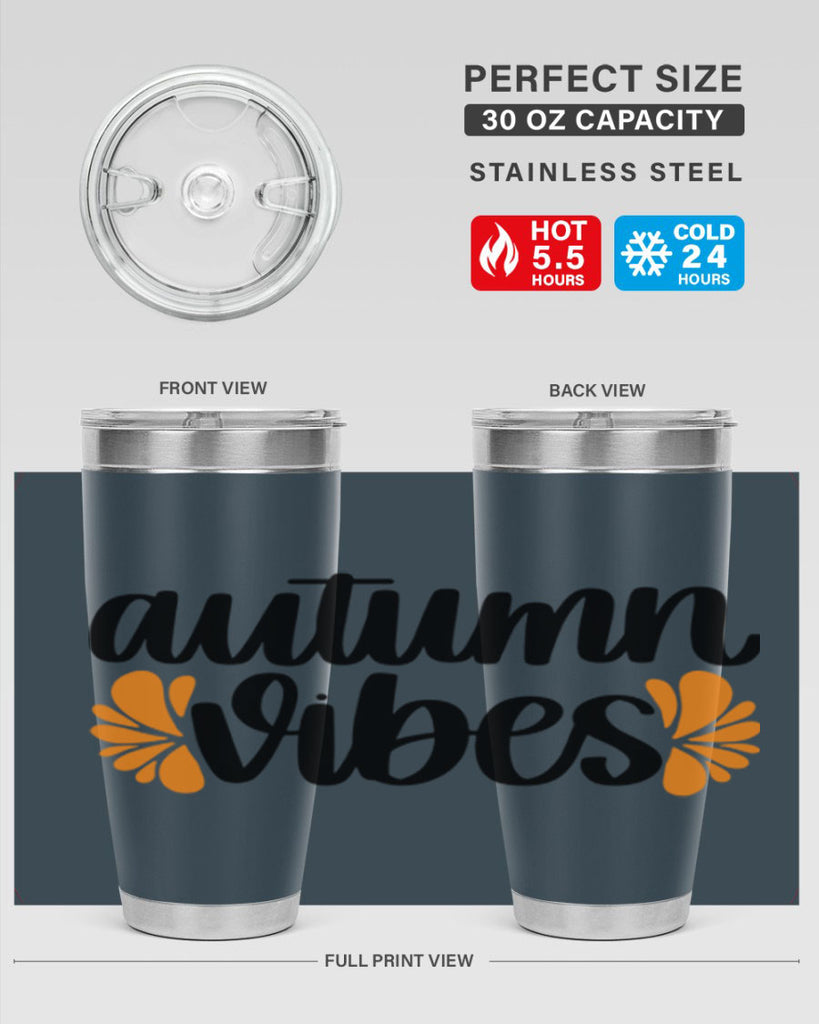 Autumn Vibes 478#- fall- Tumbler