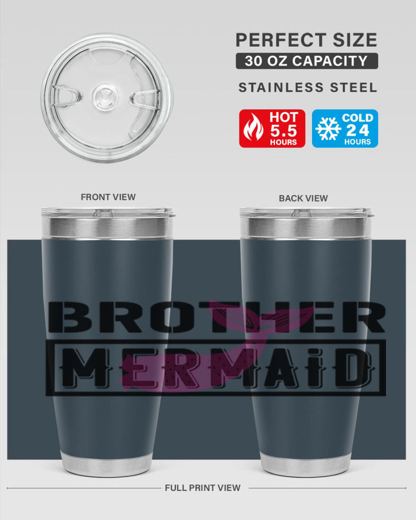 Brother mermaid 86#- mermaid- Tumbler