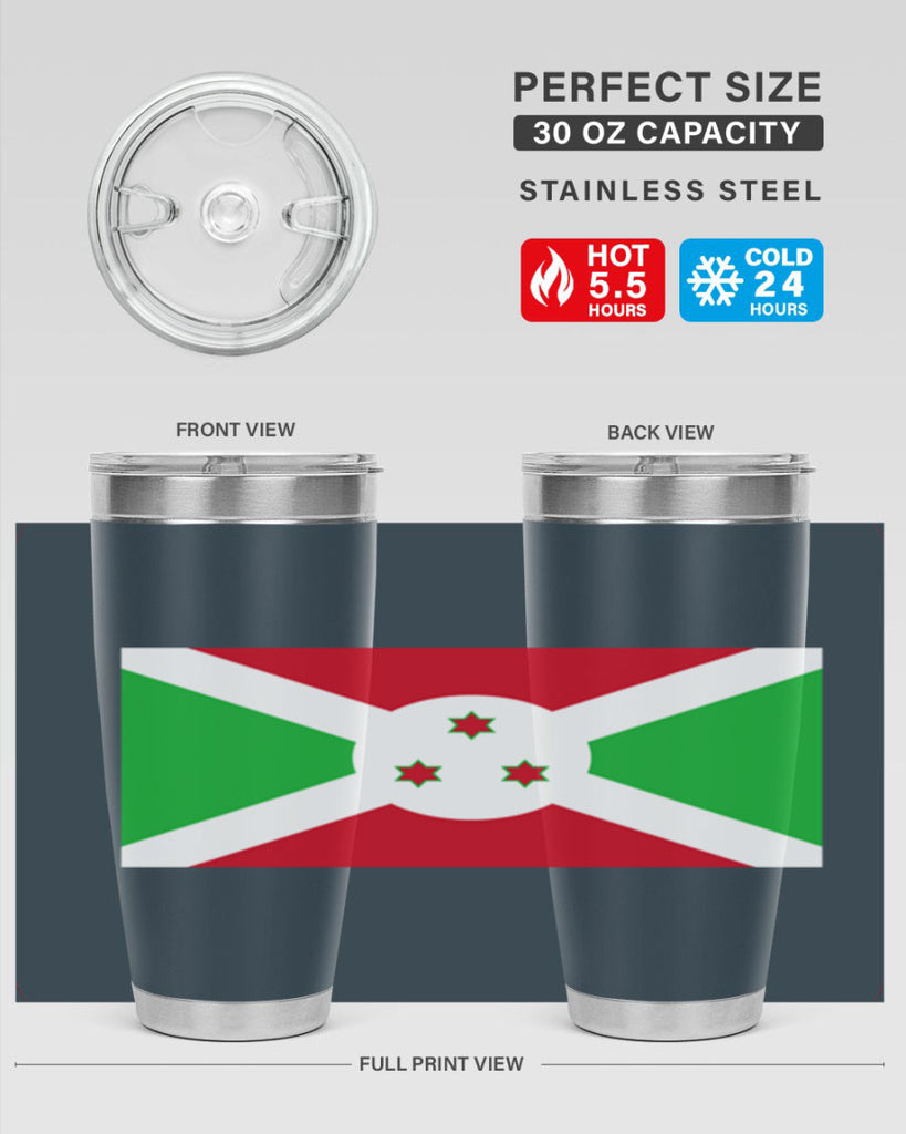 Burundi 170#- world flags- Tumbler