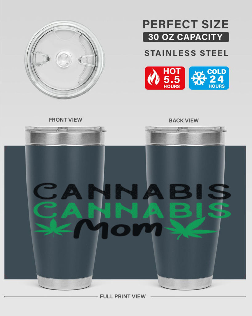 Cannabis Mom 48#- marijuana- Tumbler