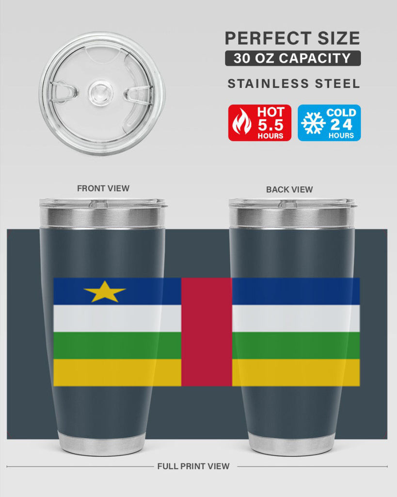 Central African Republic 165#- world flags- Tumbler