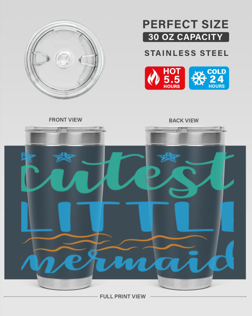 Cutest Little Mermaid Design 97#- mermaid- Tumbler