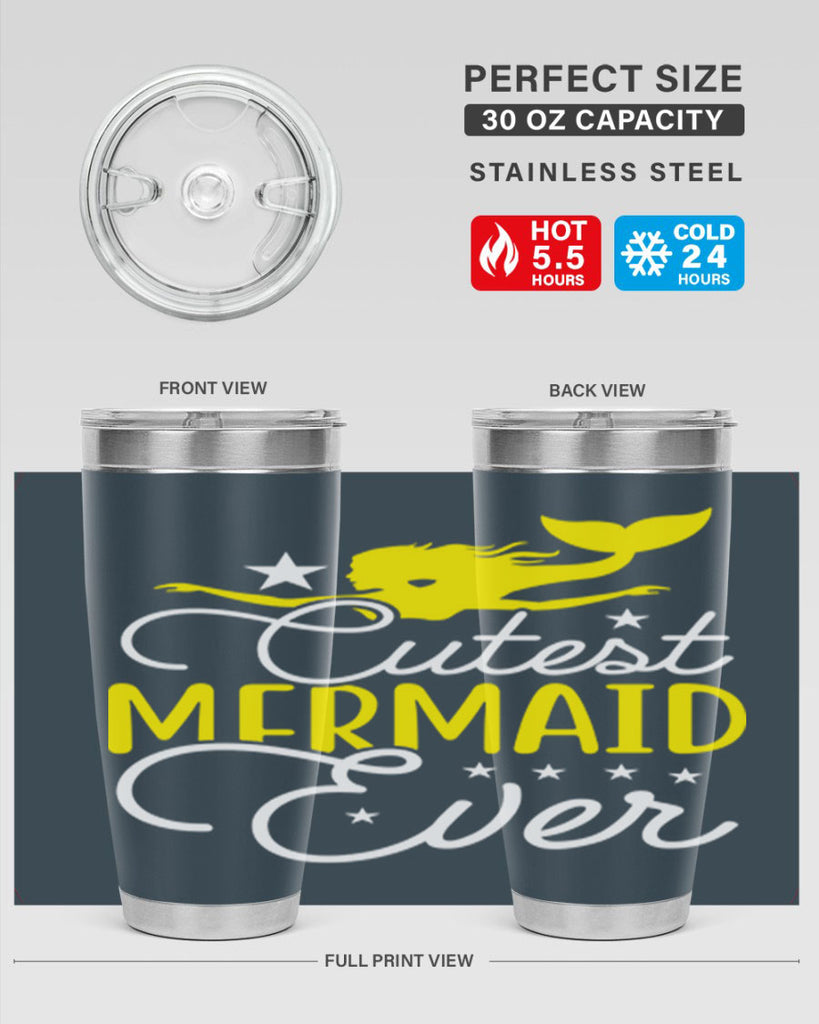 Cutest Mermaid Ever 92#- mermaid- Tumbler