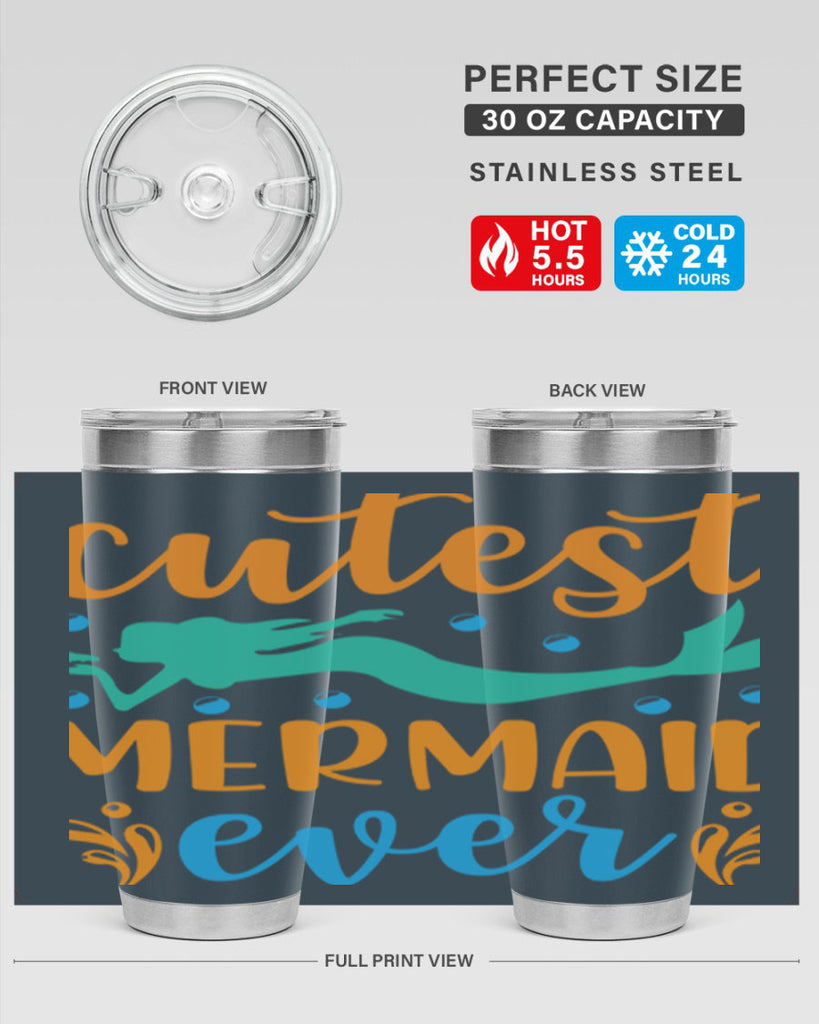 Cutest Mermaid Ever Design 102#- mermaid- Tumbler