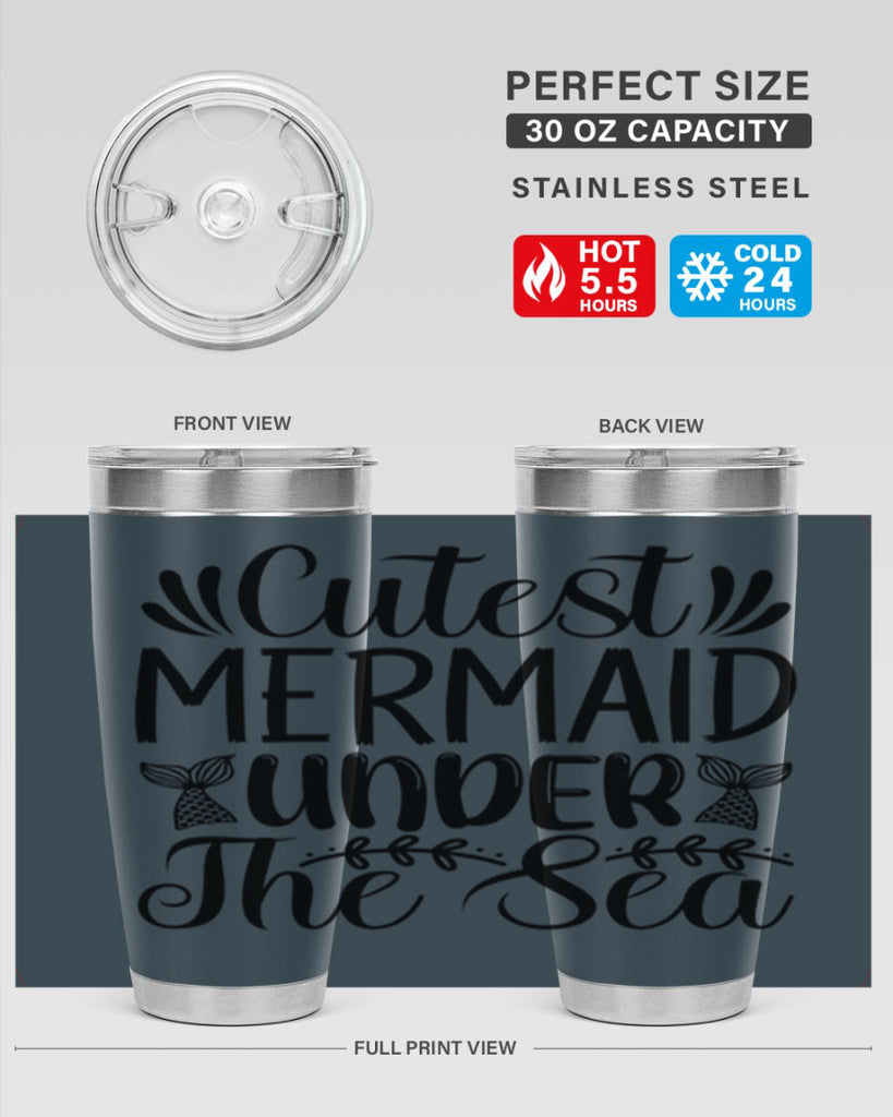 Cutest Mermaid Under The Sea 108#- mermaid- Tumbler