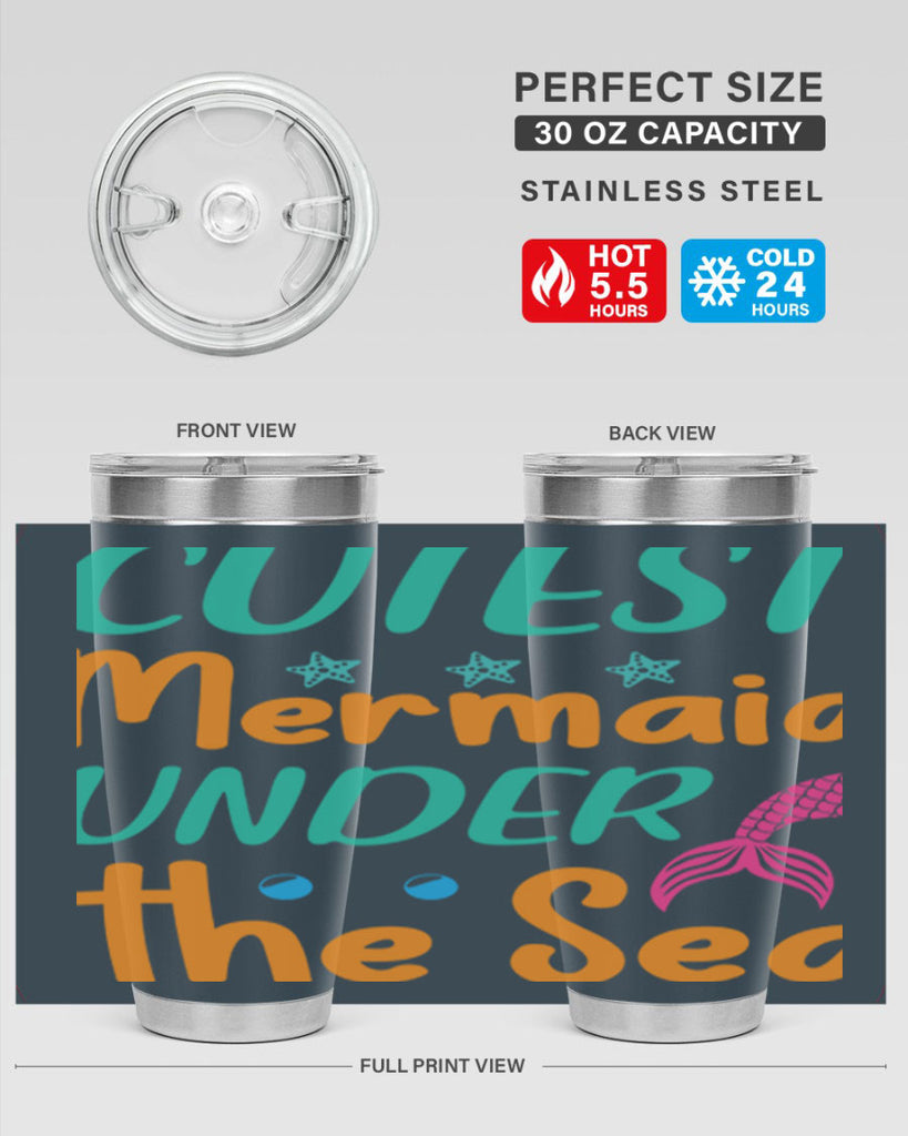 Cutest Mermaid Under the Sea 107#- mermaid- Tumbler
