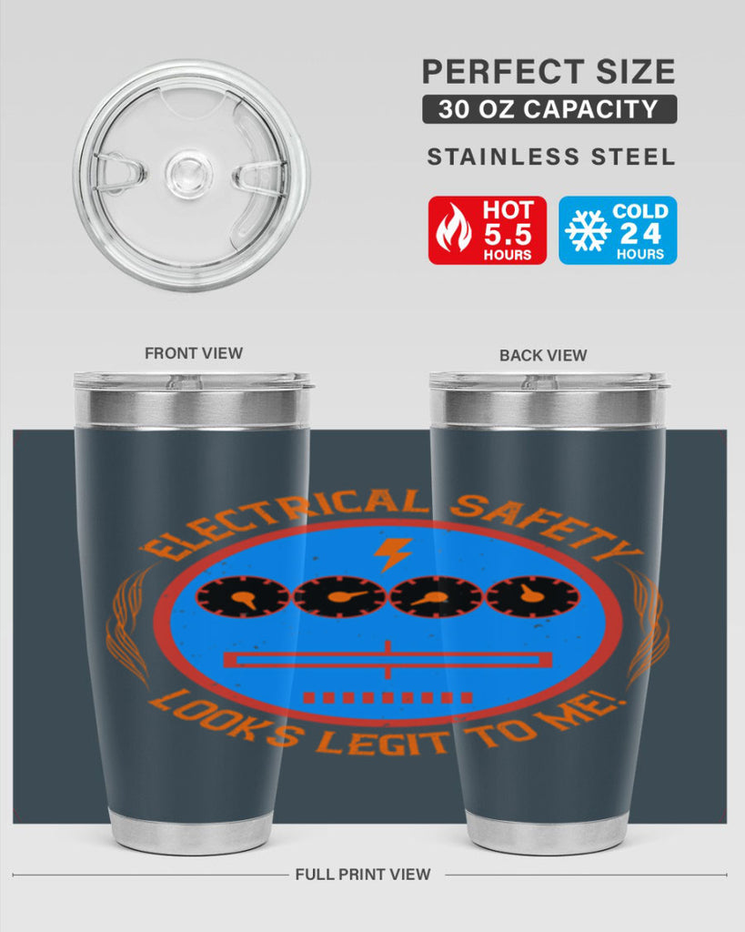 Electrical safety looks legit to me Style 57#- electrician- tumbler