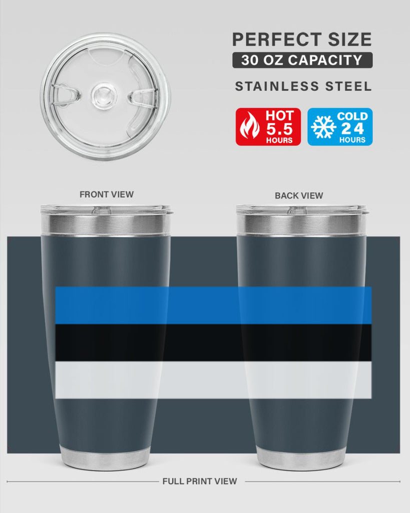 Estonia 142#- world flags- Tumbler