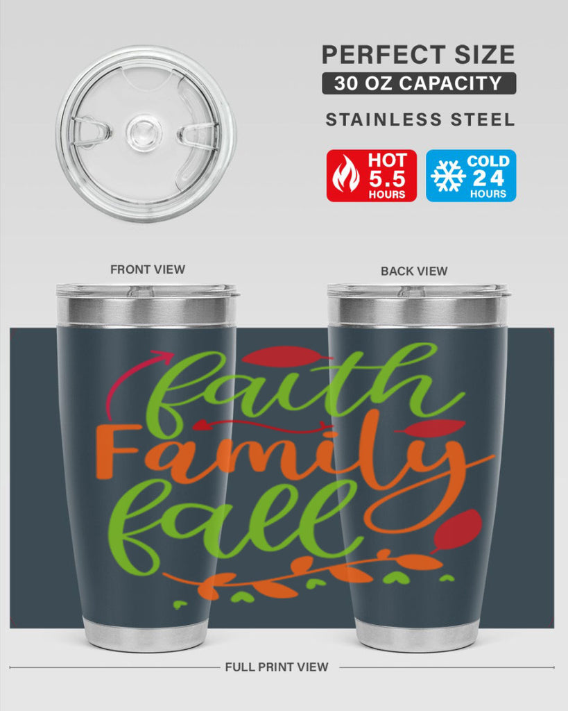 Faith Family Fall 82#- fall- Tumbler
