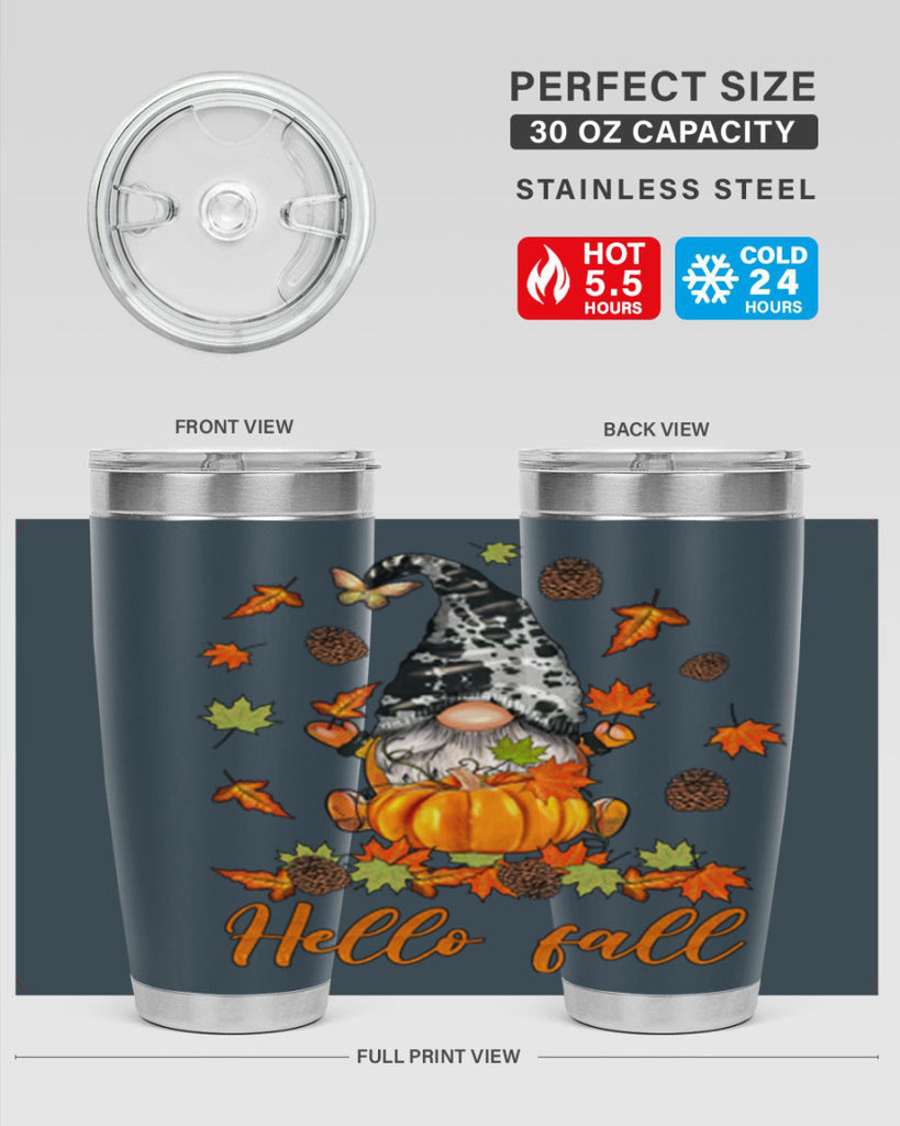 FallGnomeHelloAutumn 150#- fall- Tumbler