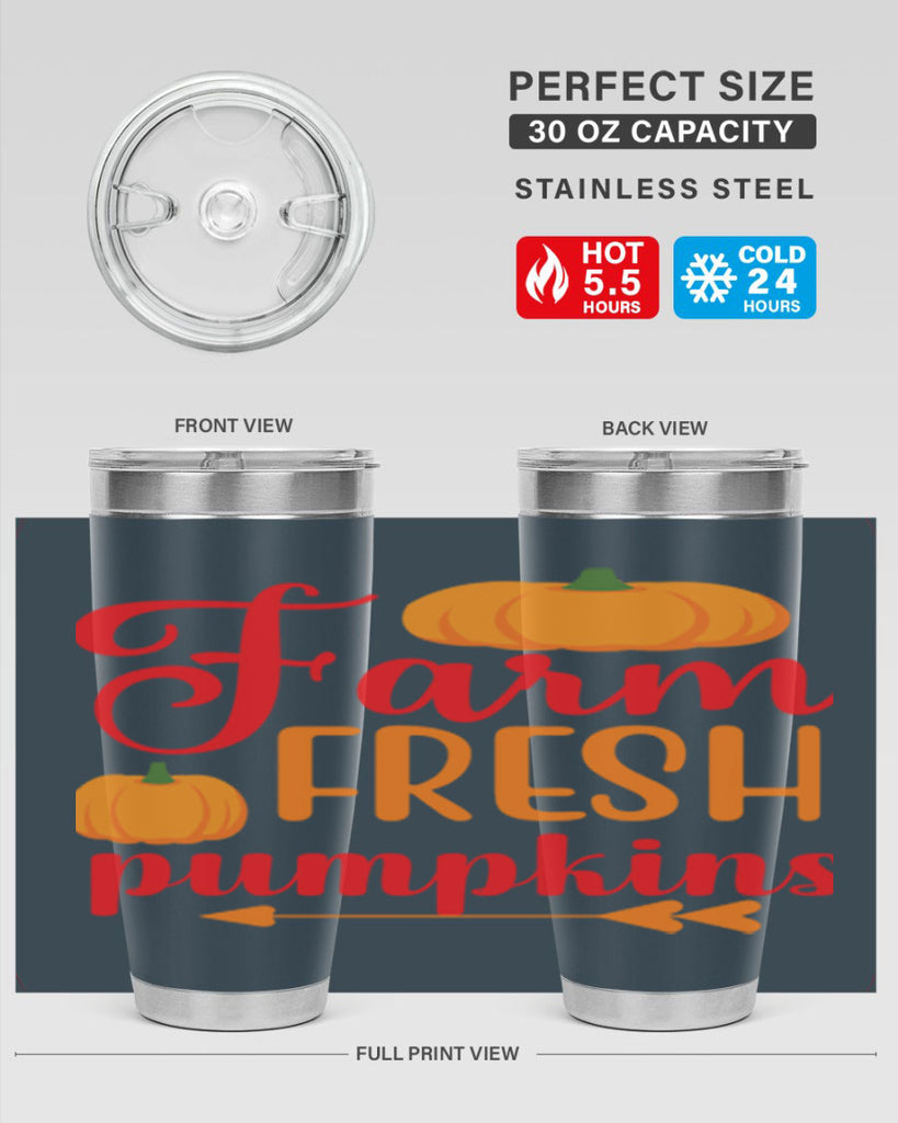 FarmFreshPumpkins 177#- fall- Tumbler
