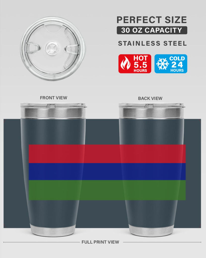 Gambia 135#- world flags- Tumbler