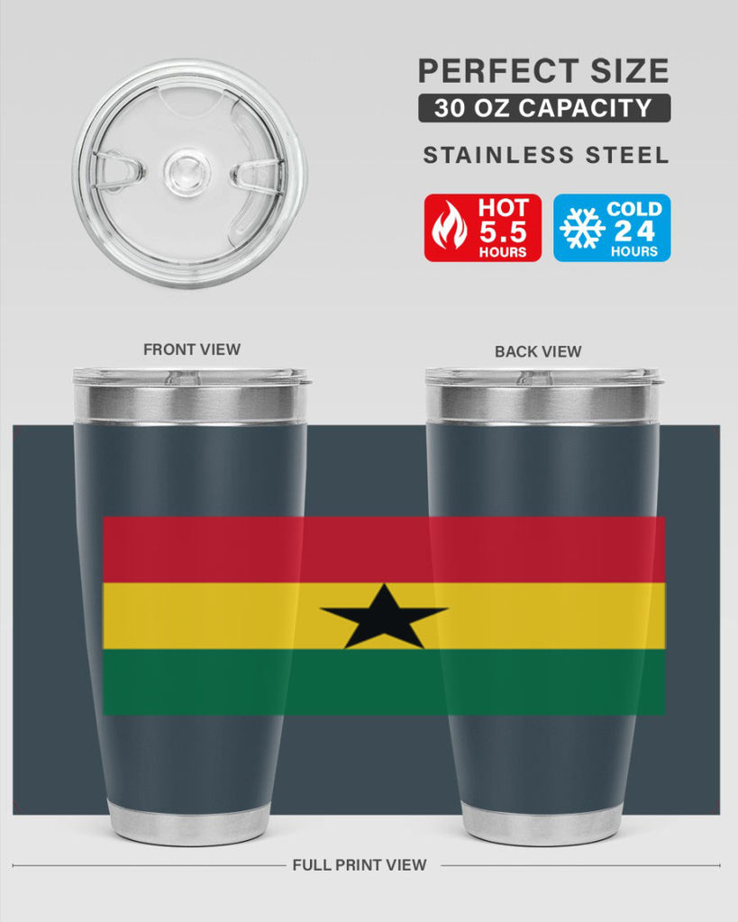 Ghana 132#- world flags- Tumbler