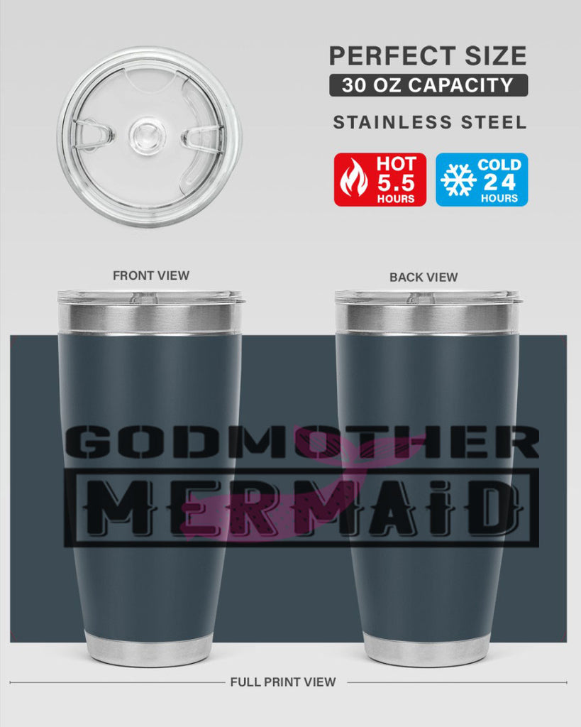 Godmother mermaid 196#- mermaid- Tumbler