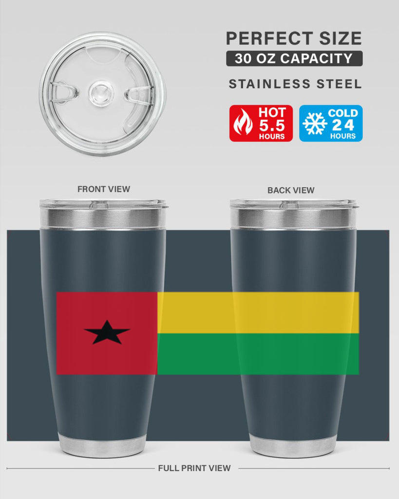 GuineaBissau 128#- world flags- Tumbler