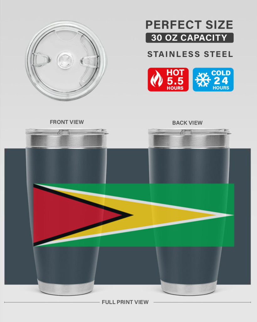 Guyana 126#- world flags- Tumbler