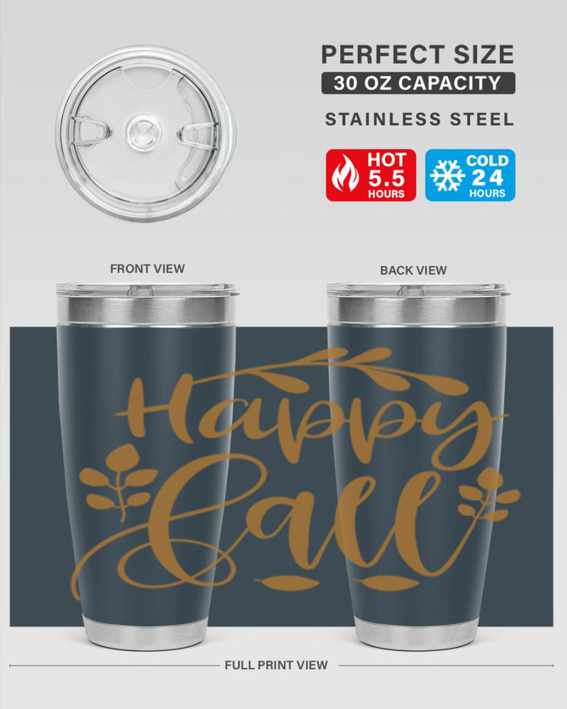 Happy Fall 236#- fall- Tumbler