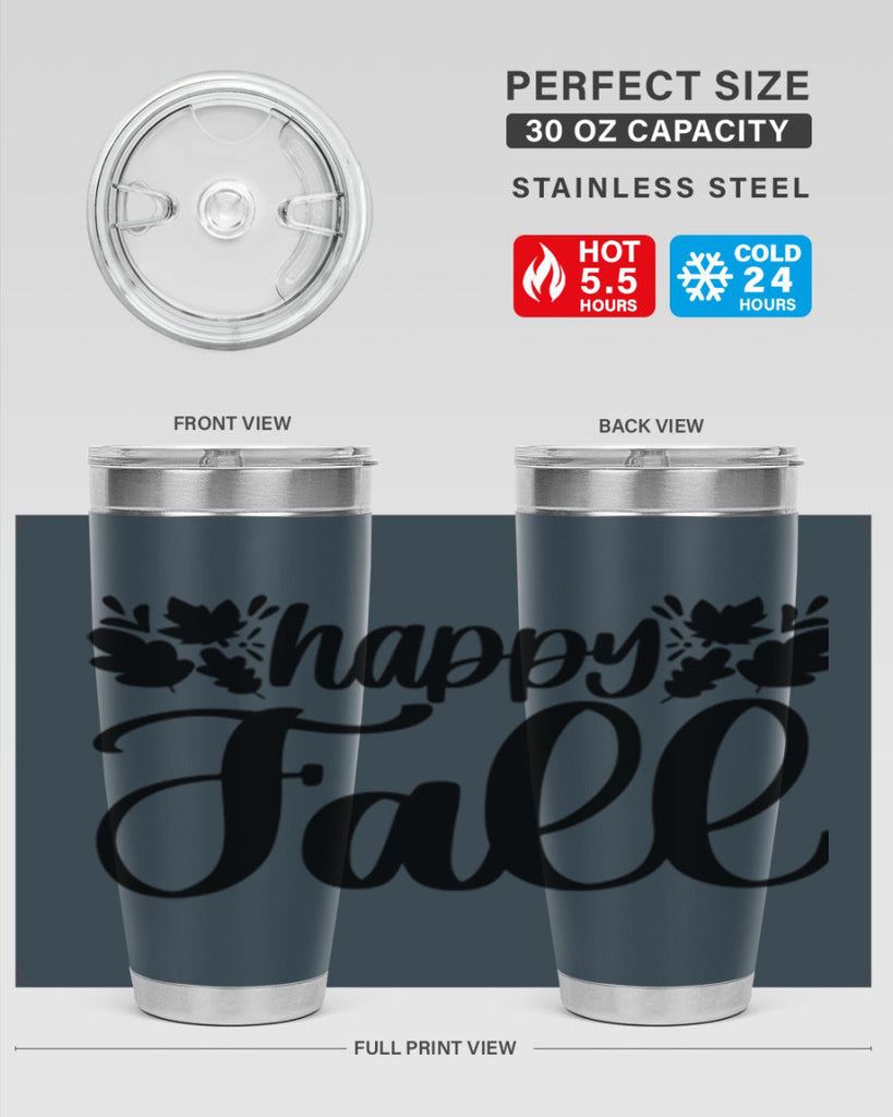 Happy Fall 489#- fall- Tumbler