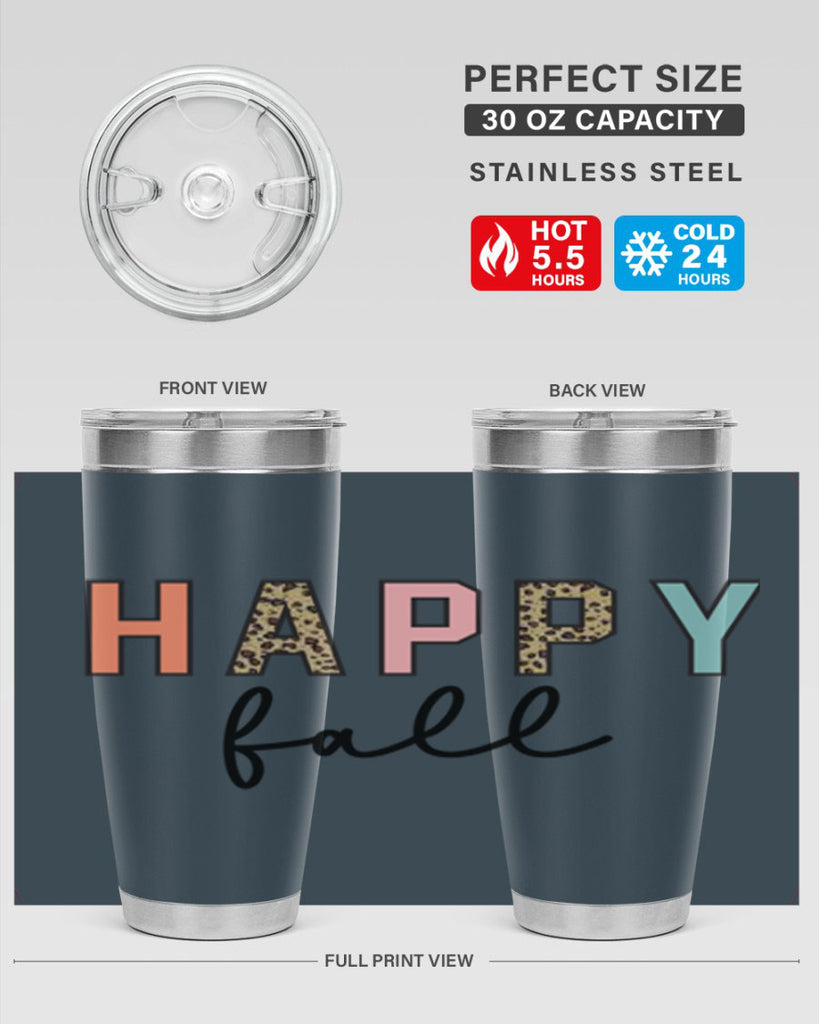 Happy fall 221#- fall- Tumbler