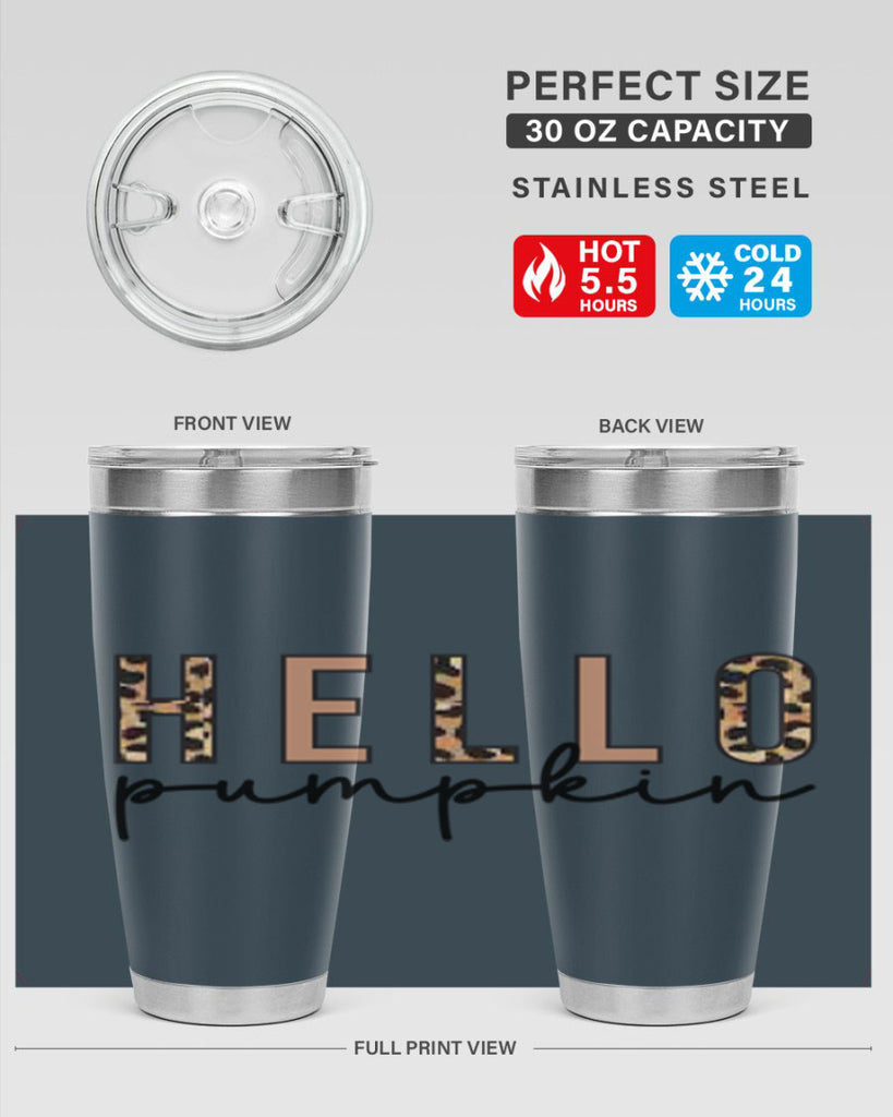 Hello Pumpkin Fall 291#- fall- Tumbler