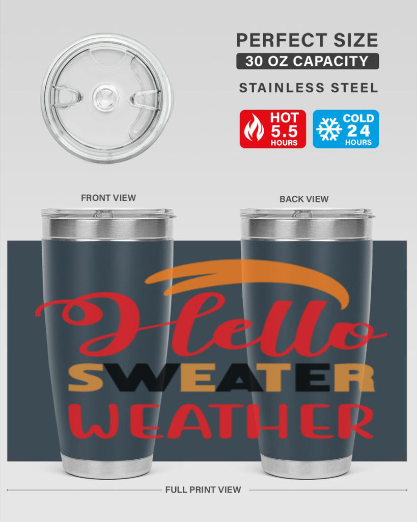 HelloSweaterWeather 301#- fall- Tumbler