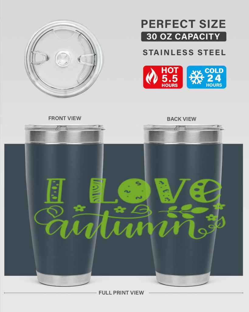 I Love Autumn 325#- fall- Tumbler