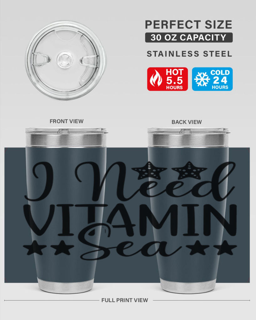 I Need Vitamin Sea 232#- mermaid- Tumbler