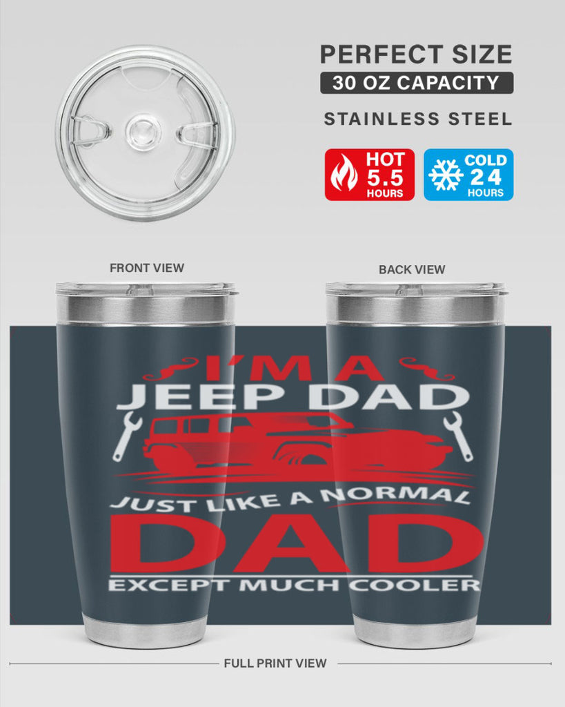 IM AJEEP DAD 51#- dad- Tumbler