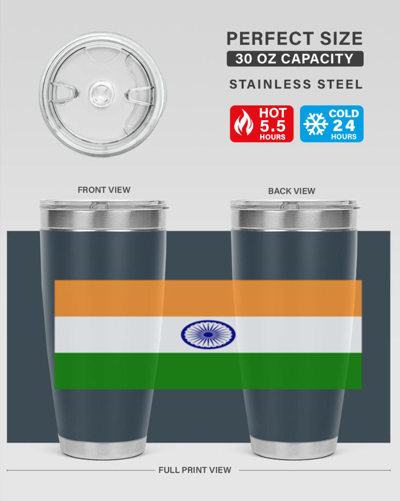 India 121#- world flags- Tumbler