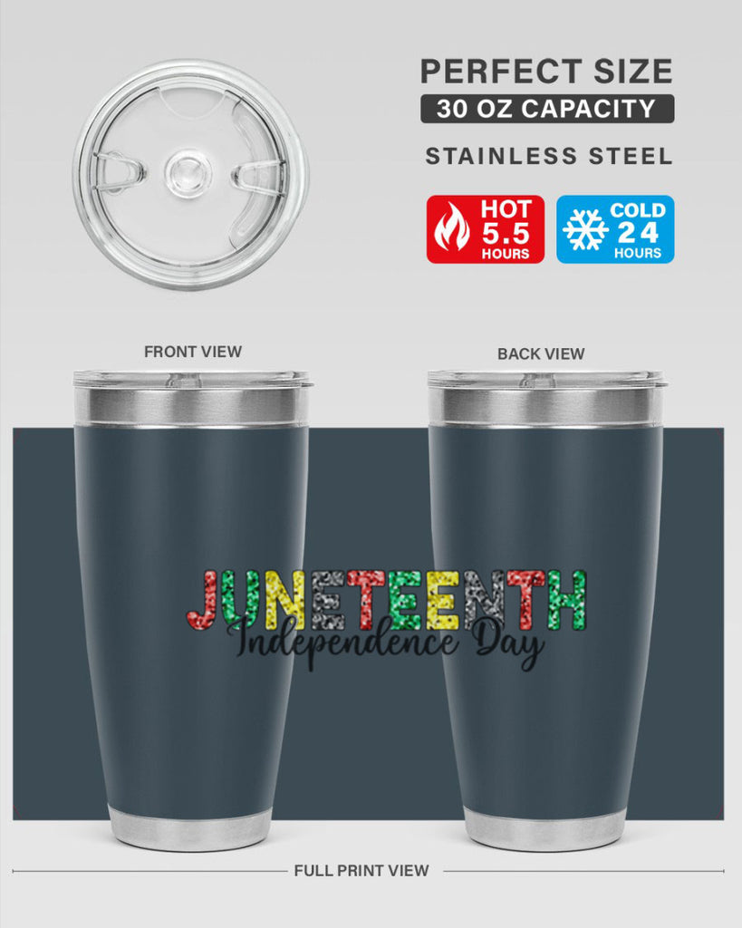 Juneteenth Independence Day 37#- Juneteenth- tumbler