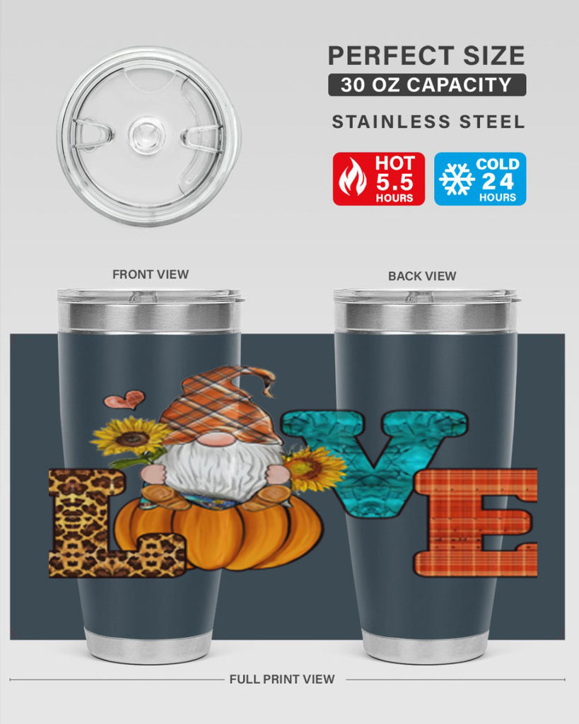 LOVEFallGnome 417#- fall- Tumbler