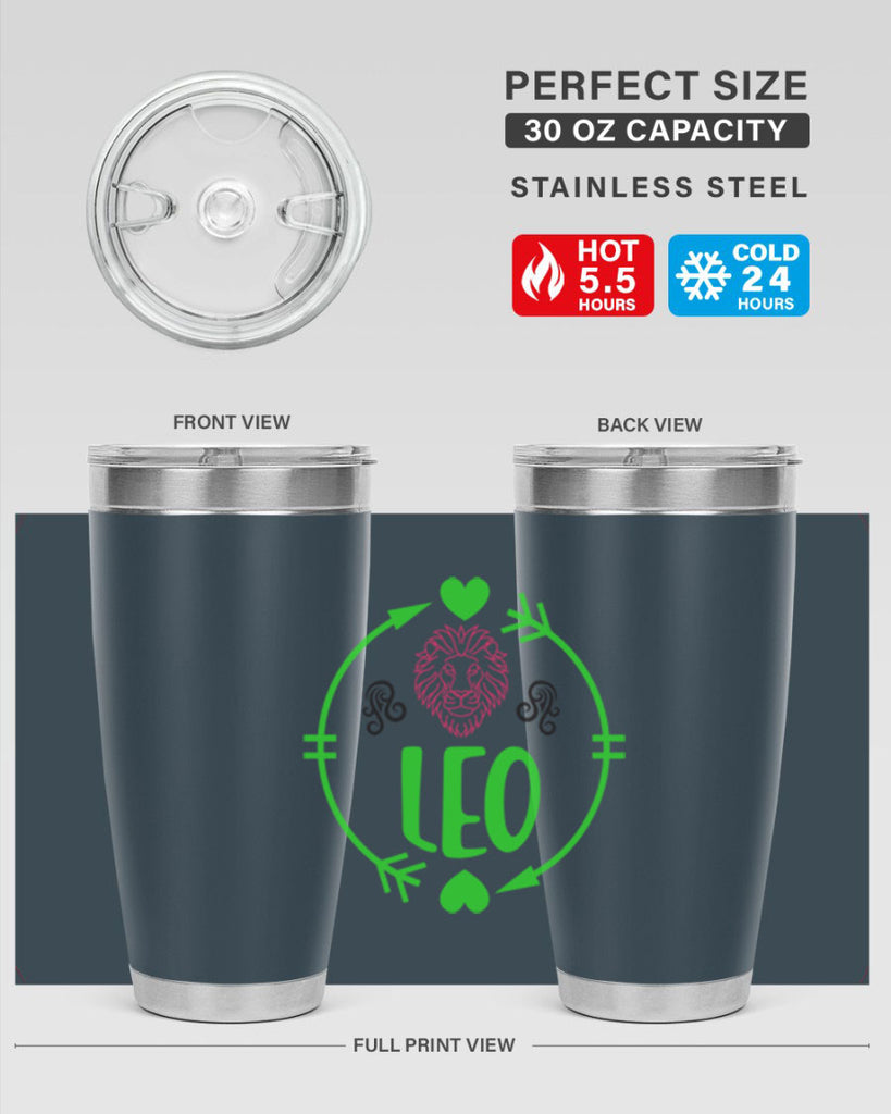 Leo 283#- zodiac- Tumbler