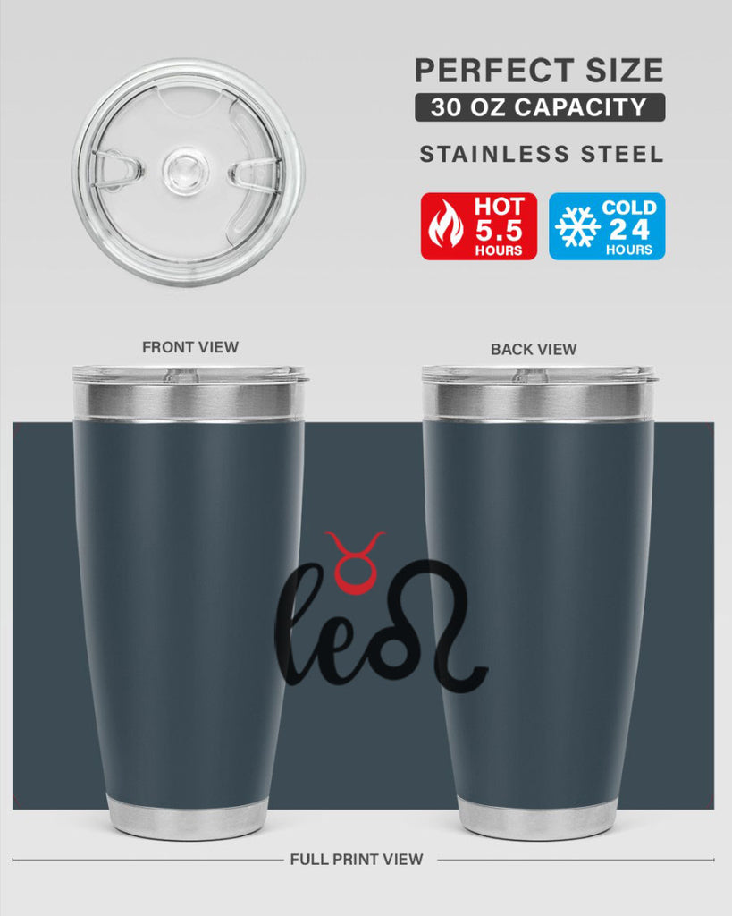 Leo 284#- zodiac- Tumbler