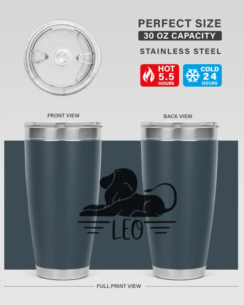 Leo 288#- zodiac- Tumbler