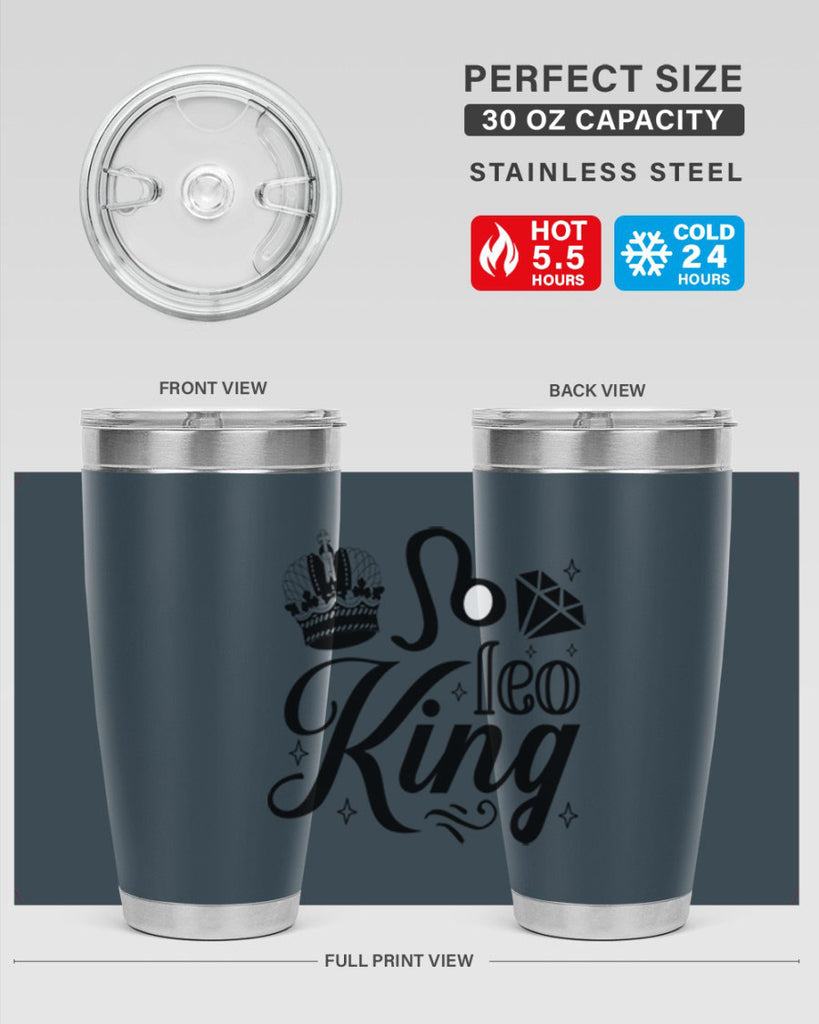 Leo king 290#- zodiac- Tumbler