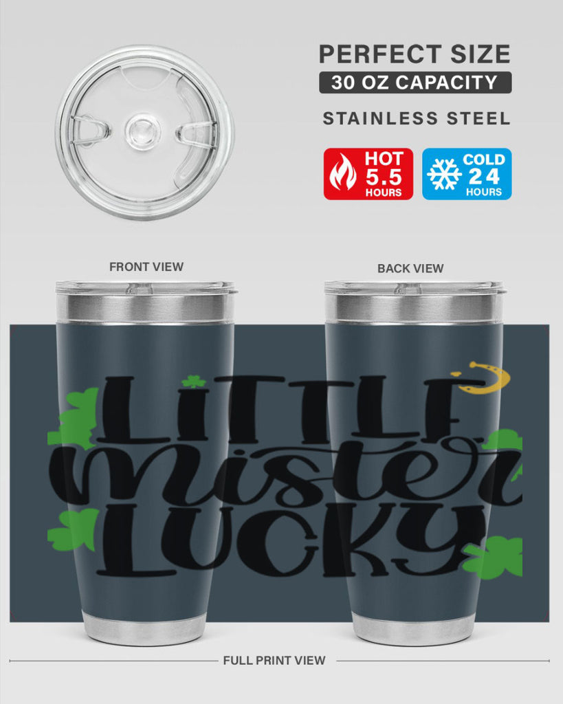 Little Mister Lucky Style 67#- St Patricks Day- Tumbler