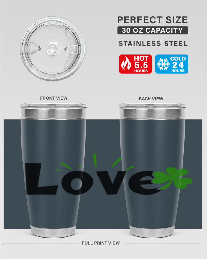 Love Style 152#- St Patricks Day- Tumbler