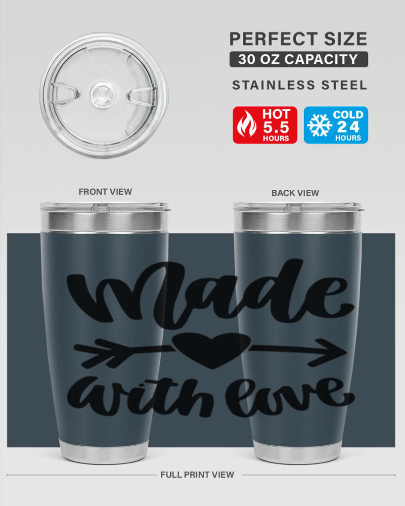 Made With Love Style 52#- baby- tumbler