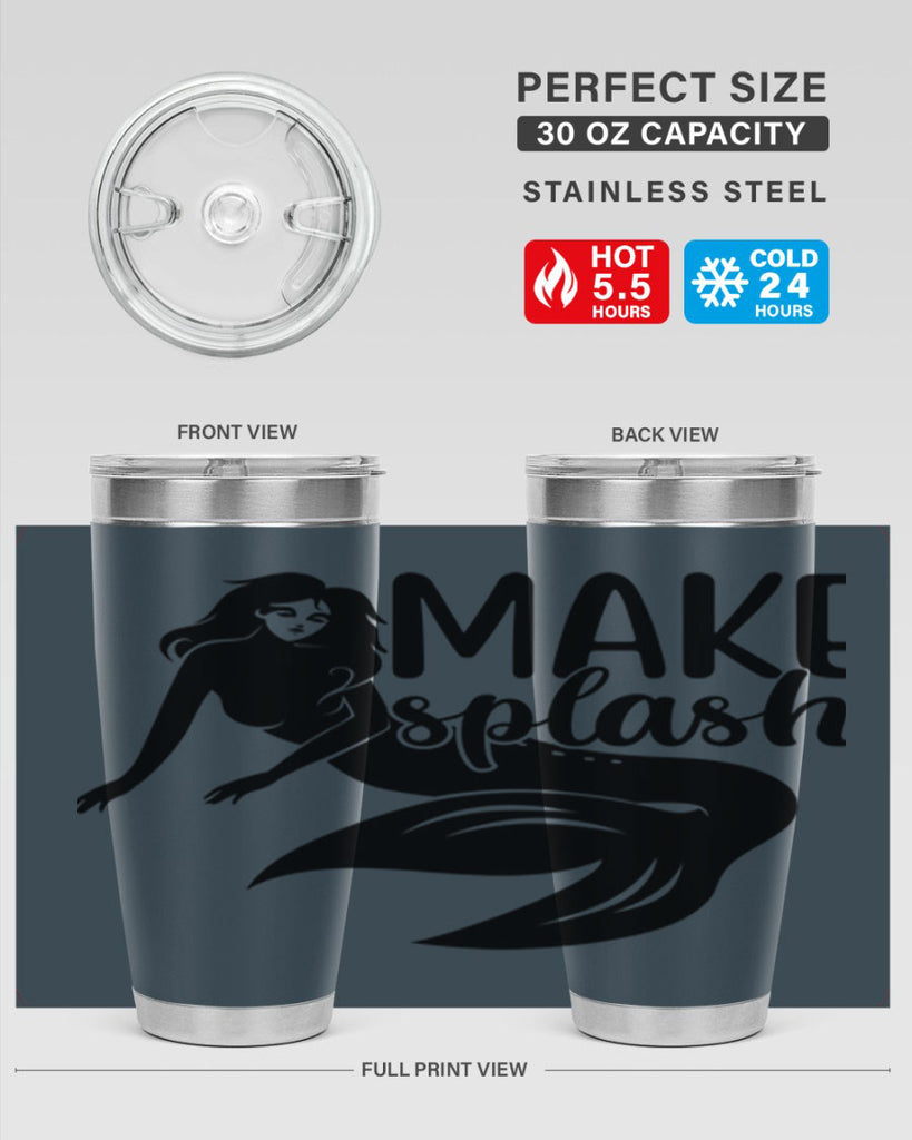 Make splash 315#- mermaid- Tumbler