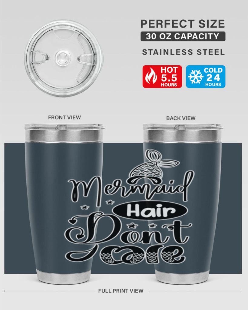 Mermaid Hair Dont Care 407#- mermaid- Tumbler