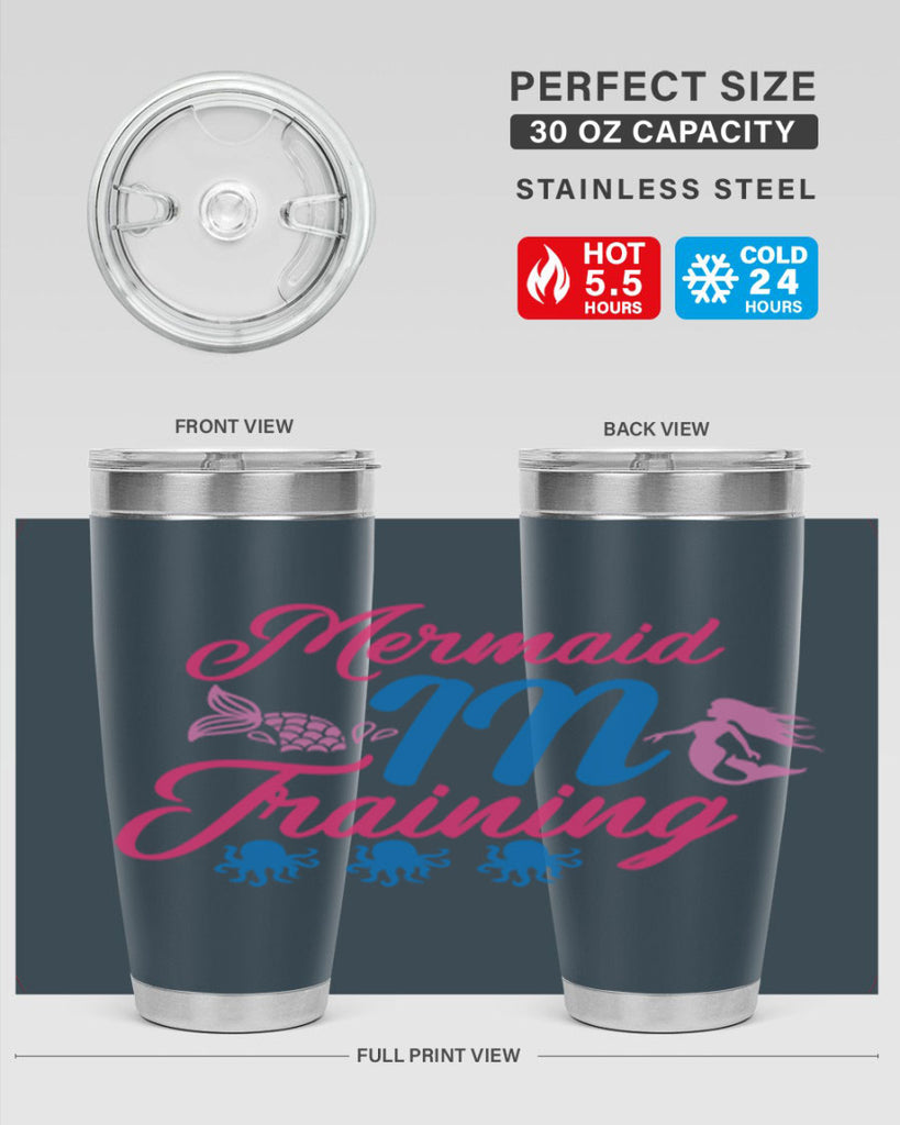 Mermaid In Training 363#- mermaid- Tumbler