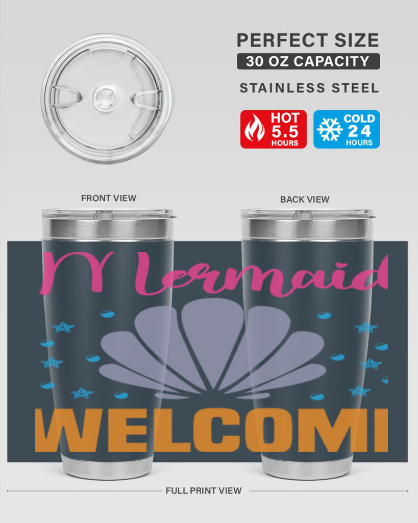 Mermaid Welcome Design 467#- mermaid- Tumbler