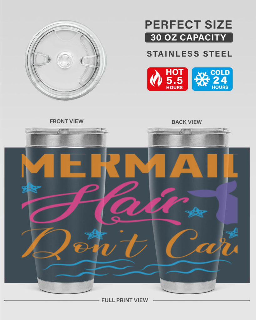 Mermaid hair dont care 414#- mermaid- Tumbler