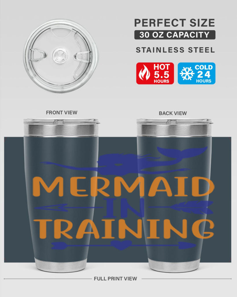 Mermaid in Training 360#- mermaid- Tumbler