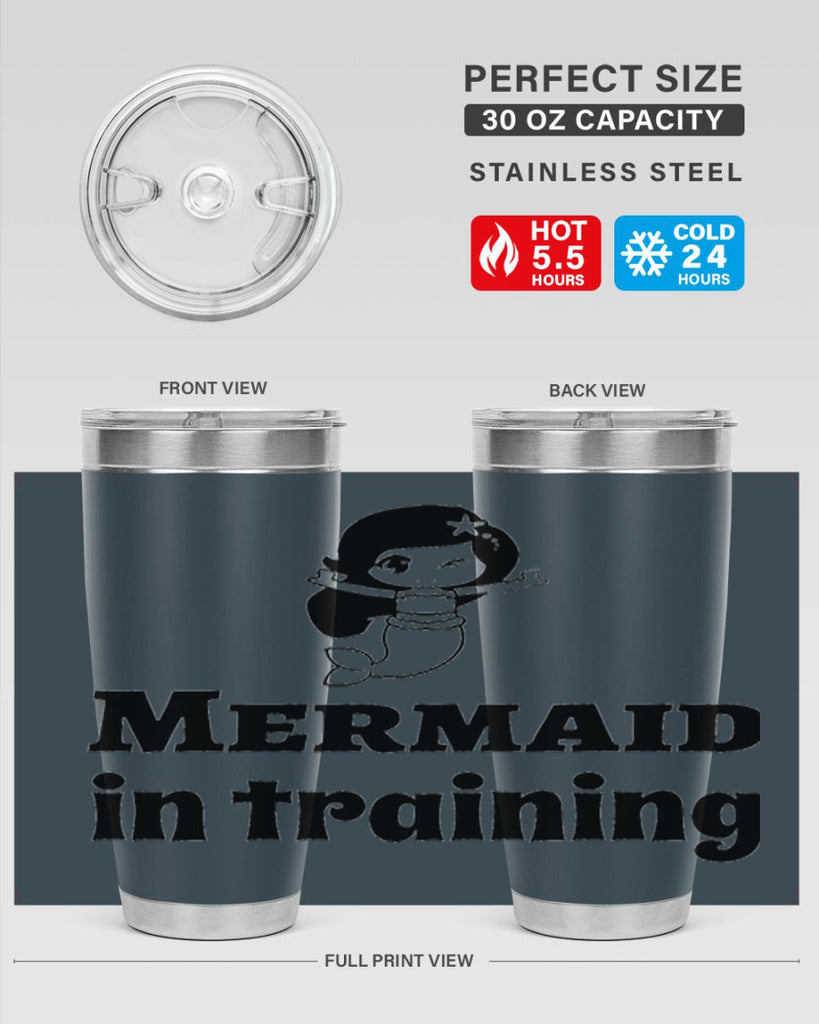 Mermaid in training 422#- mermaid- Tumbler