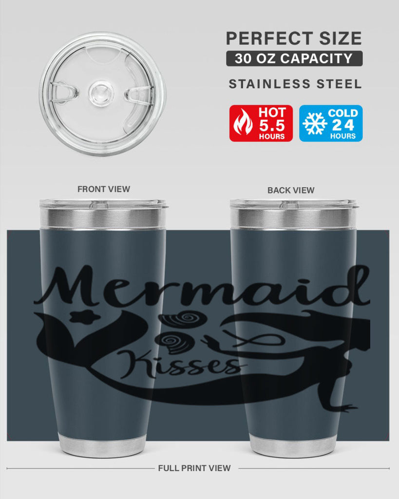 Mermaid kisses design 428#- mermaid- Tumbler