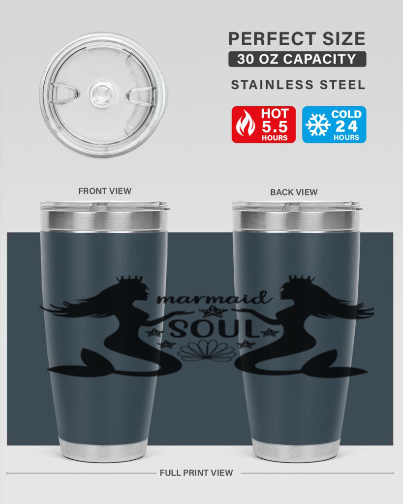 Mermaid soul design 443#- mermaid- Tumbler