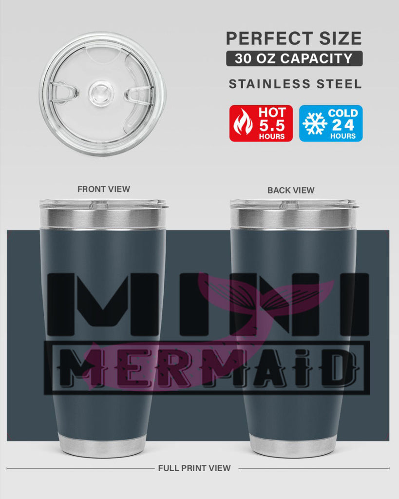 Mini mermaid 504#- mermaid- Tumbler