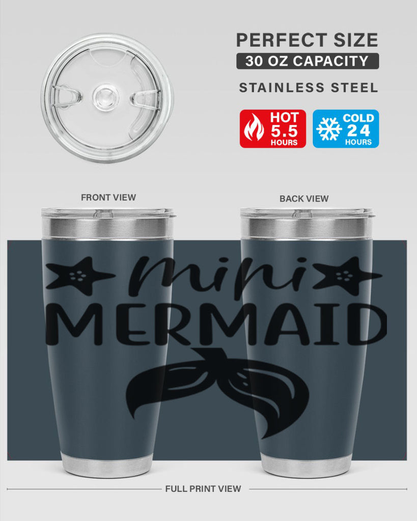 Mini mermaid 511#- mermaid- Tumbler